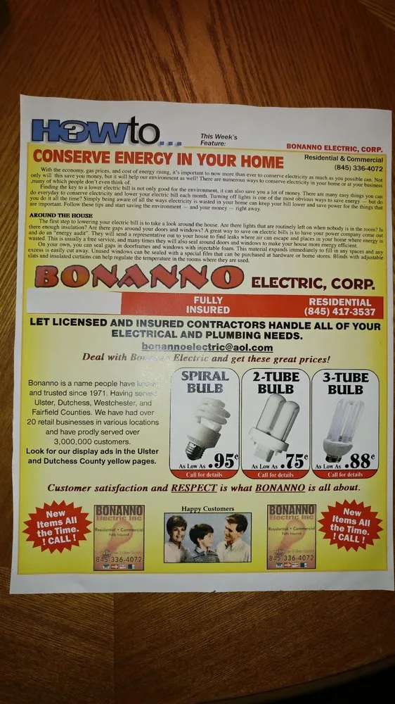 Slide of Bonanno Electric