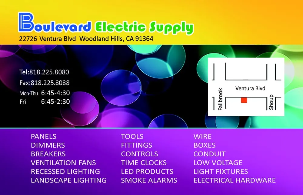 Slide of Boulevard Electric Supply