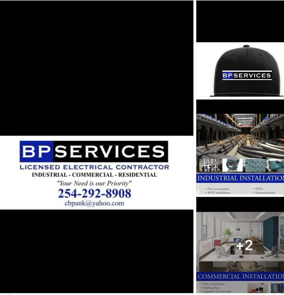 Slide of BP Services