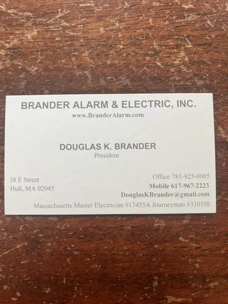 Slide of Brander Alarm & Electric, Inc