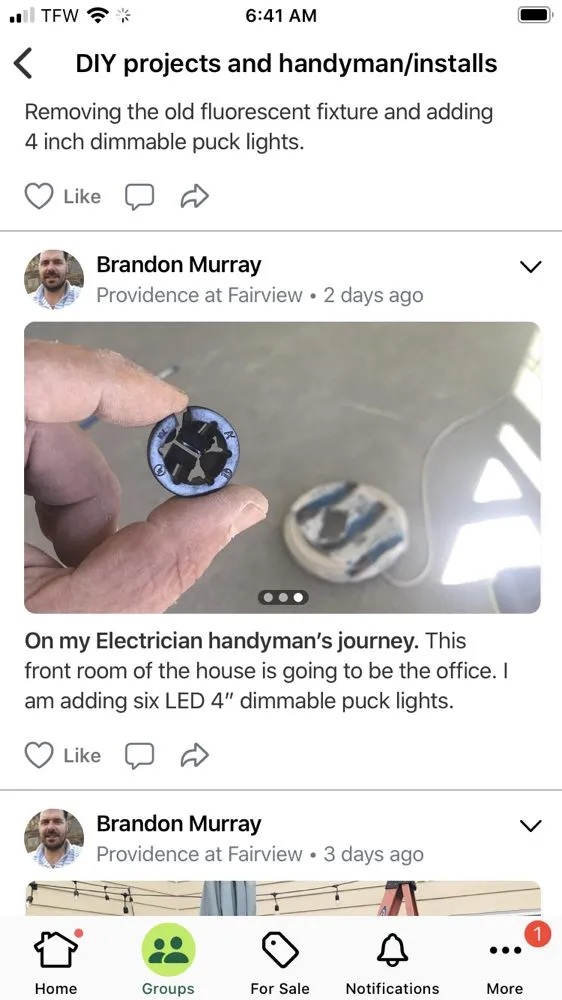 Slide of Brandon Murray Electrical and Handyman Services