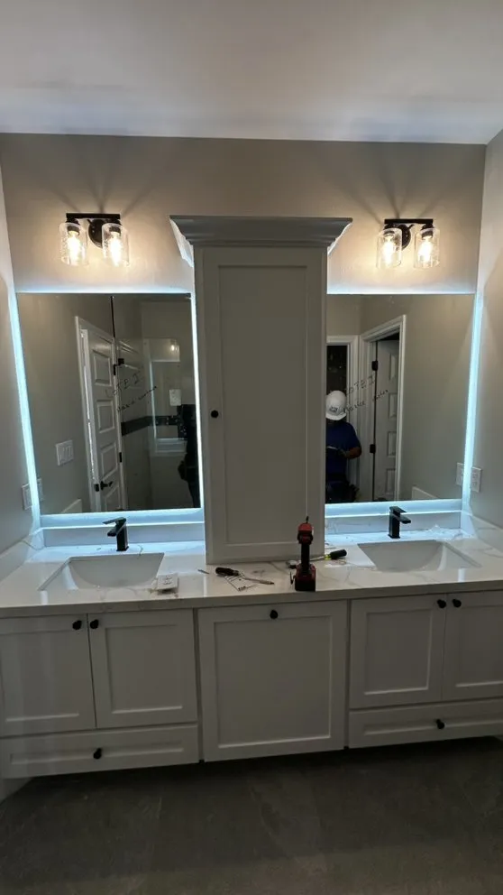 Slide of Brandon’s electrical remodeling