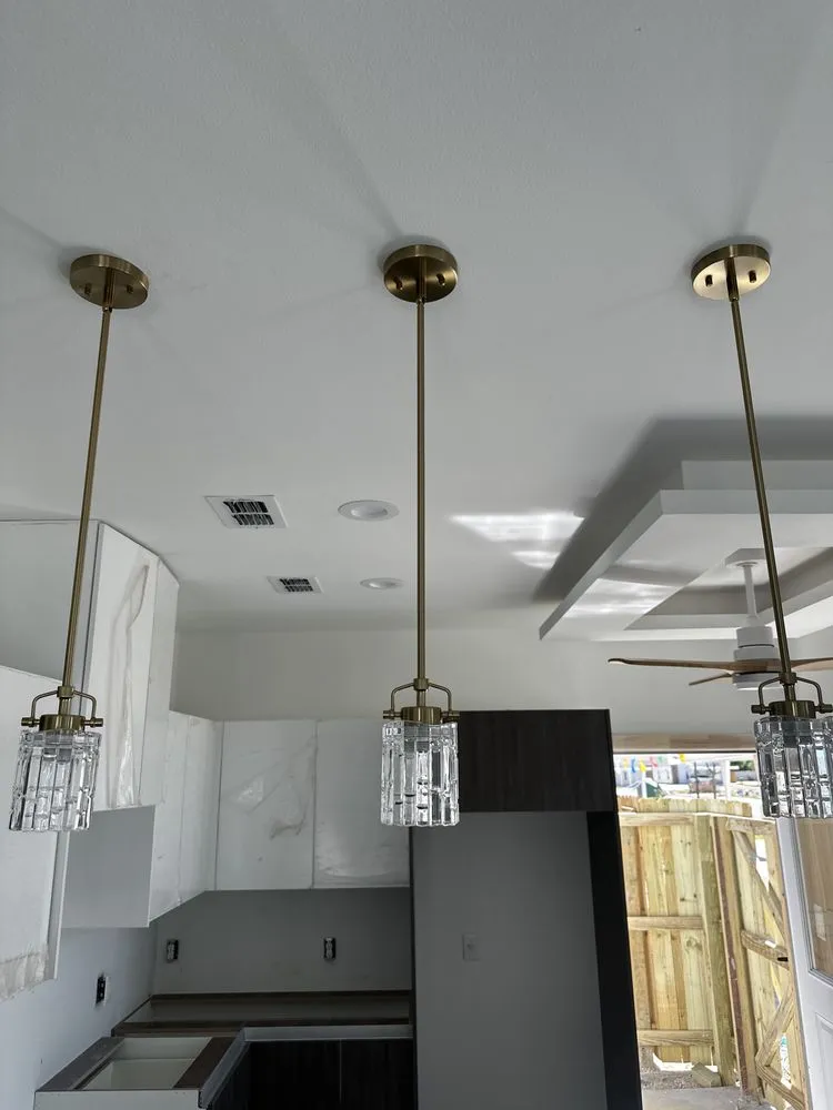 Slide of Brandon’s electrical remodeling