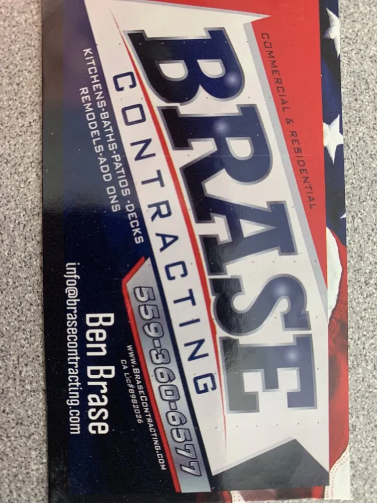 Slide of Brase Contracting