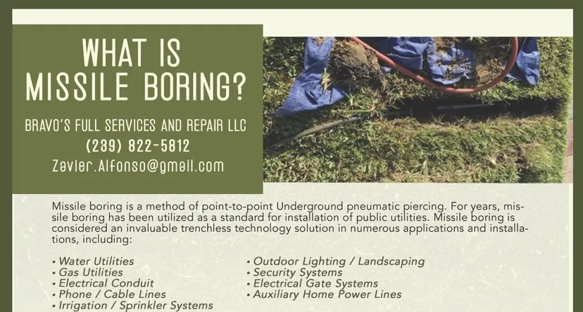 Slide of Bravo's Full Services and Repair