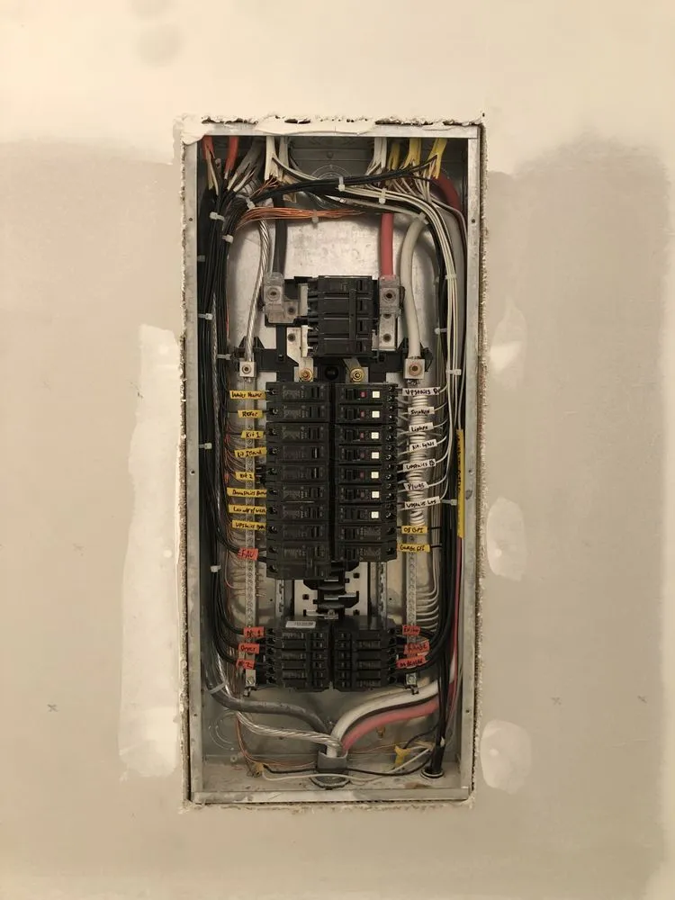 Slide of Breakers Electrical Service