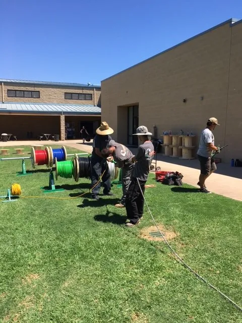 Slide of Breakers Electrical Service
