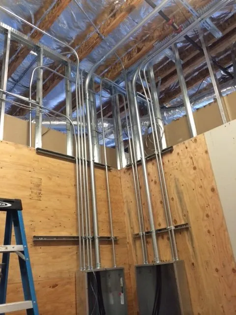 Slide of Breakers Electrical Service