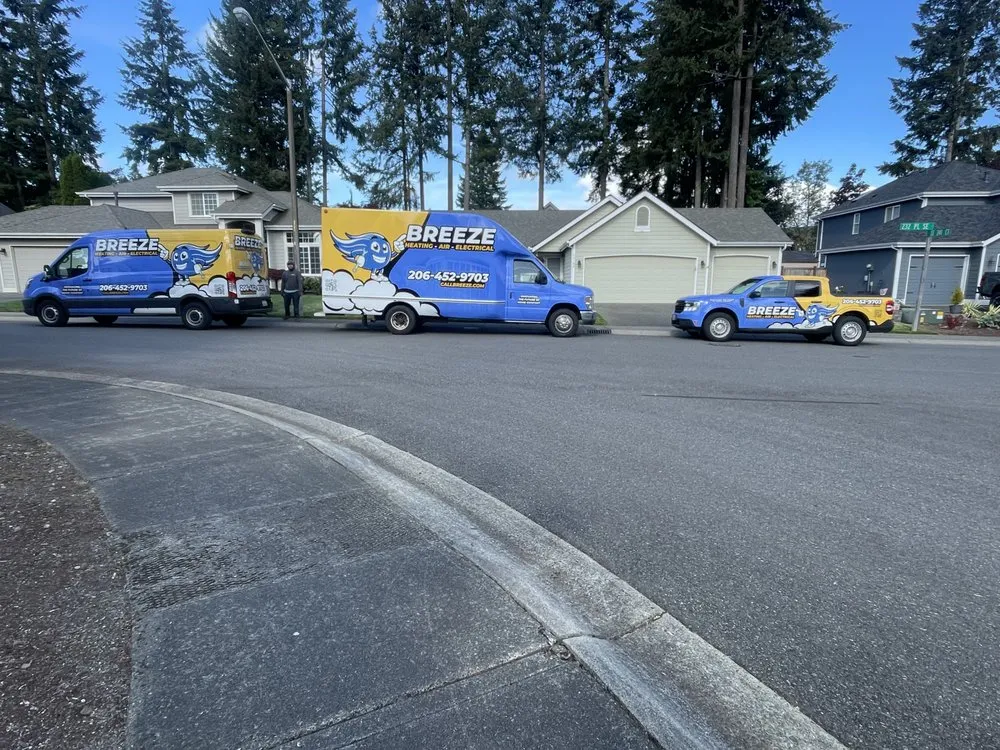 Slide of Breeze Heating Air & Electrical