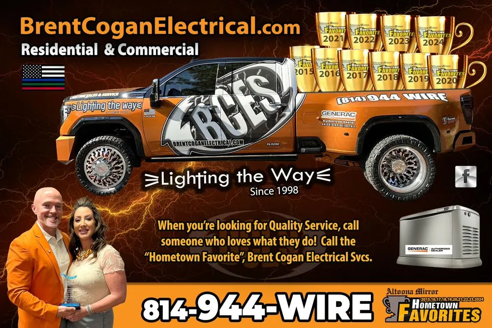 Slide of Brent Cogan Electrical Services