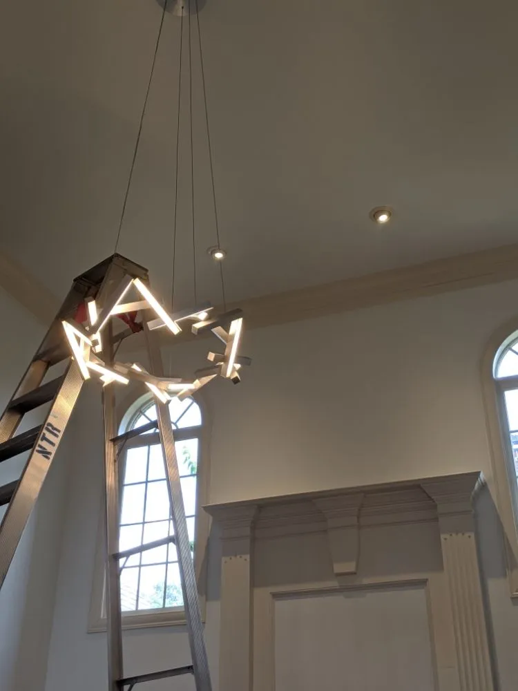 Affordable electrical service for homes in lighting installation,  by 