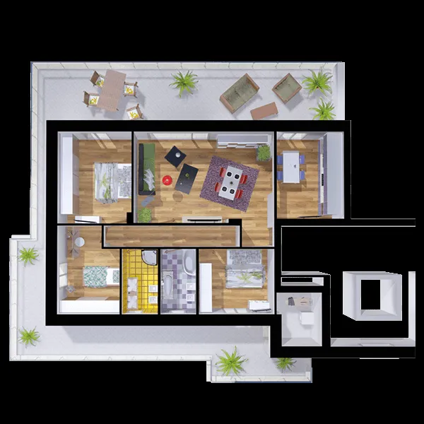 Slide of Bright side building design