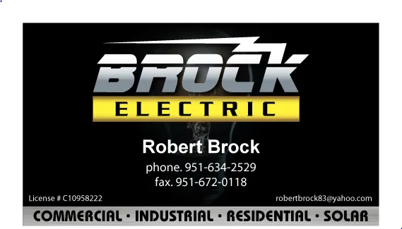 Slide of Brock Electric