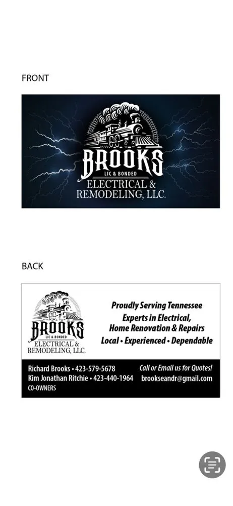 Slide of Brooks Electric & Remodeling