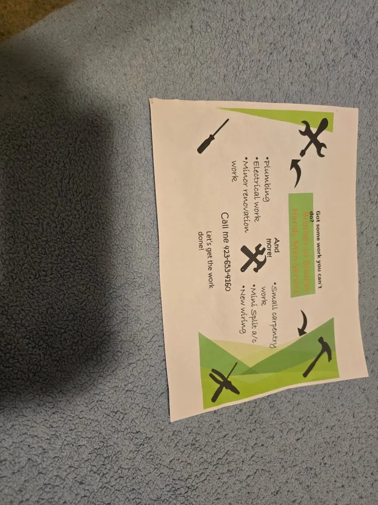 Slide of Brother To Brother Handyman Services