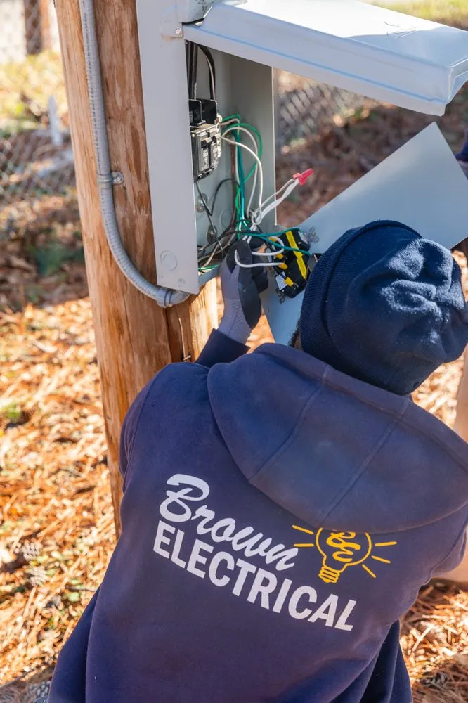 Slide of Brown Electrical Services