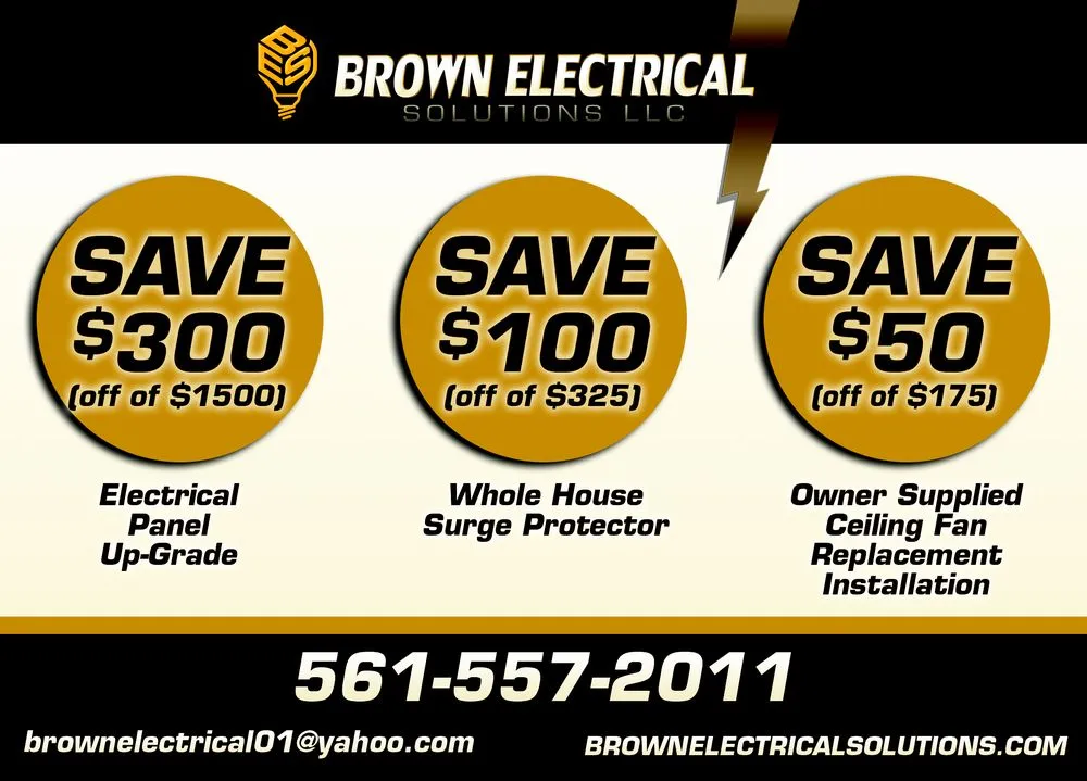 Slide of Brown Electrical Solutions
