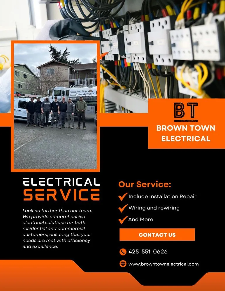 Slide of Brown Town Electrical