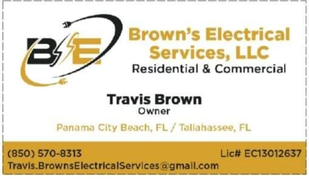 Slide of Brown's Electrical Services