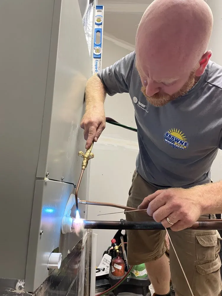 Slide of Browns Heating and Air