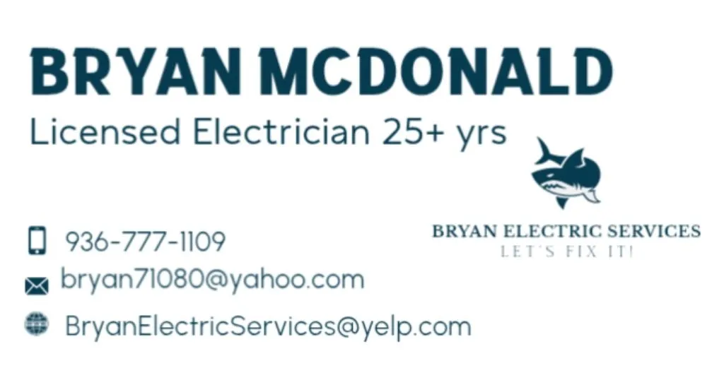 Reliable electrician providing electrical repair in Cut and Shoot, TX - Bryan Electric Services 