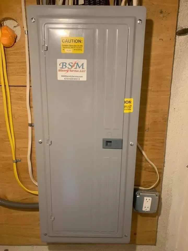 Slide of BSM Electric Service