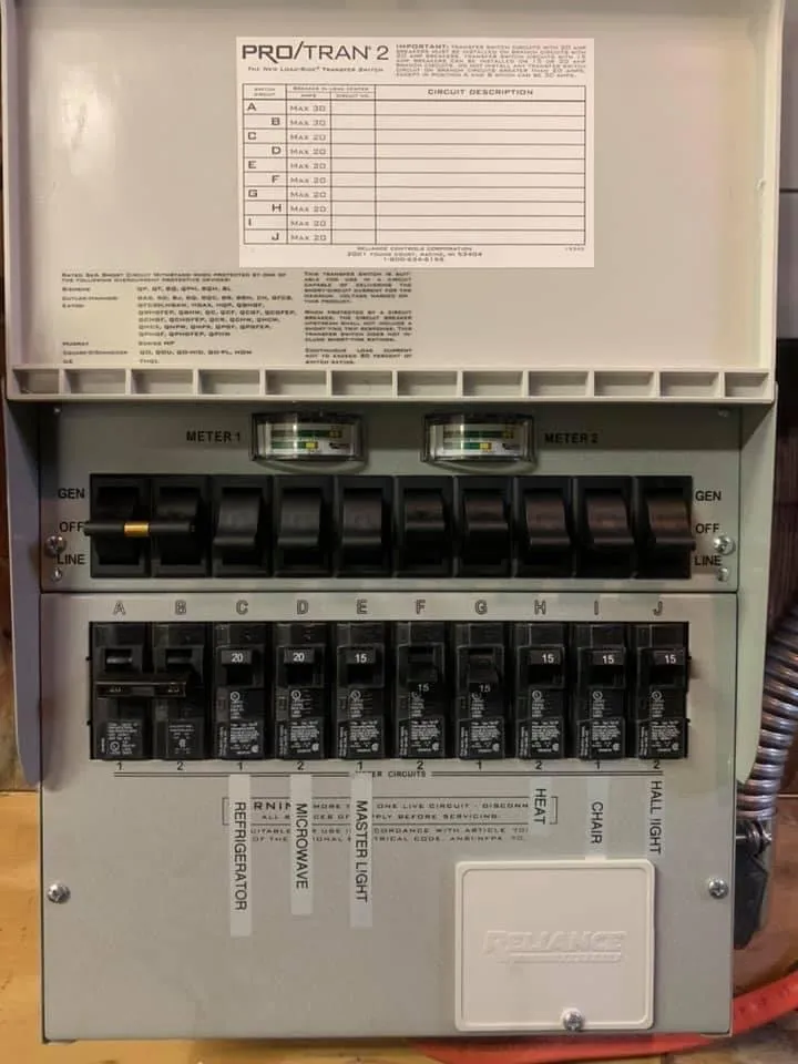 Slide of BSM Electric Service