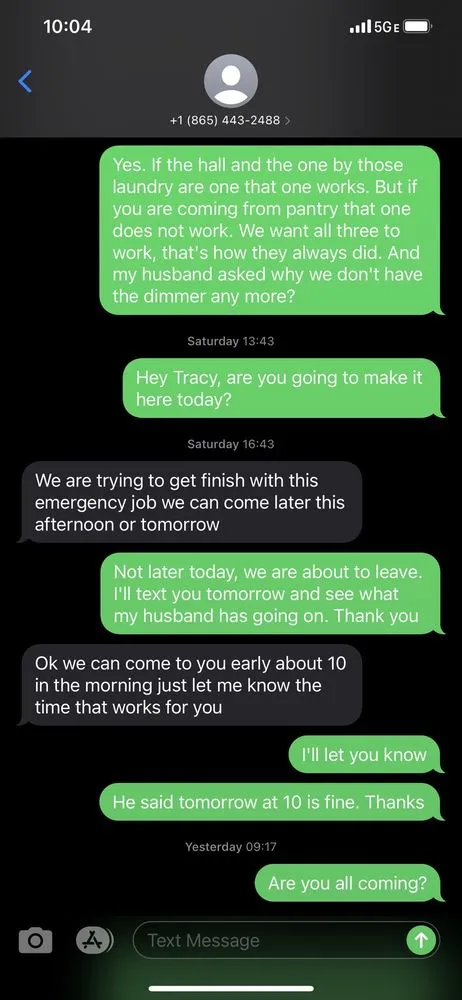 Slide of B&T Electrical and Handyman Services