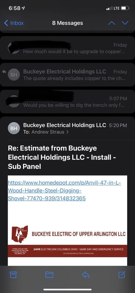 Slide of Buckeye Electric of Upper Arlington