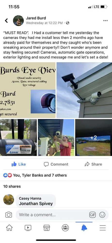 Slide of Burds Security & Data