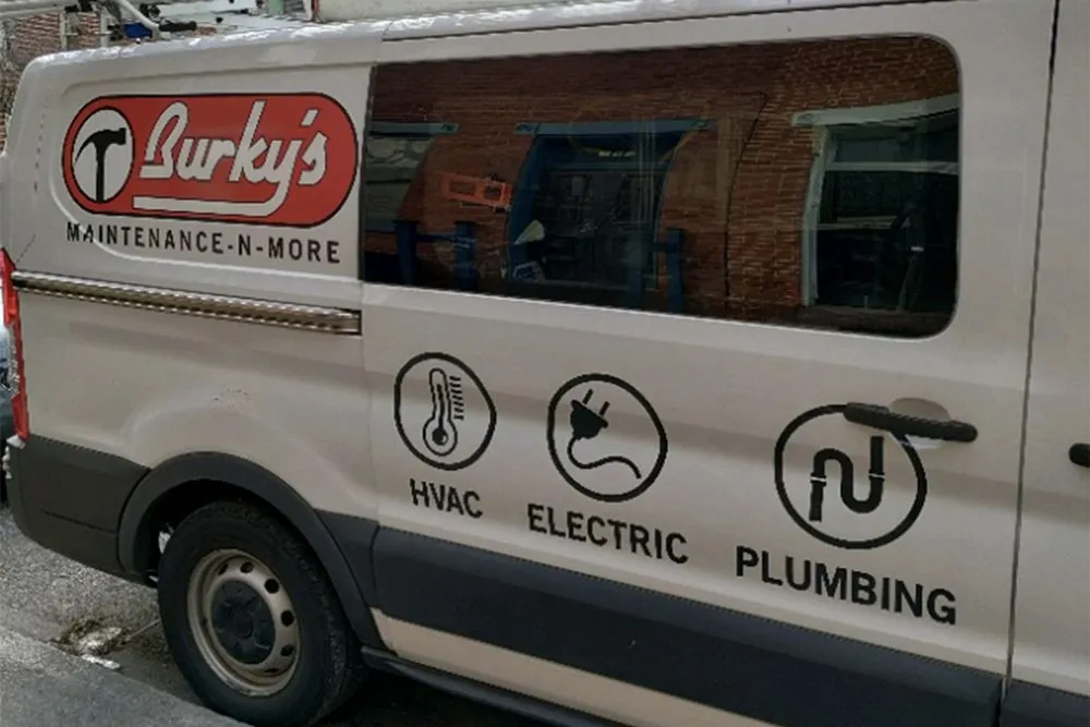 Slide of Burky's Maintenance-N-More