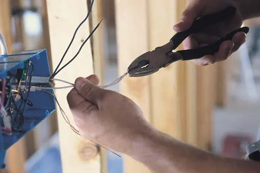 Professional electrician providing emergency electrical service in , 