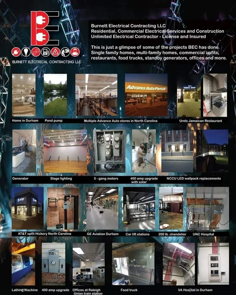 Slide of Burnett Electrical Contracting