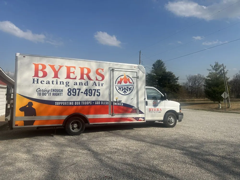 Slide of Byers Heating and Air