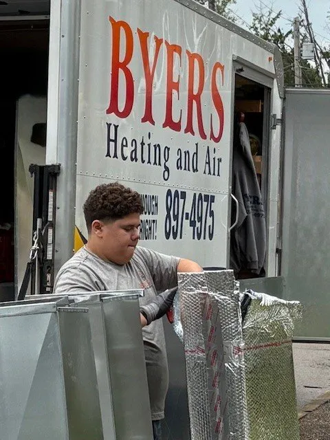 Slide of Byers Heating and Air