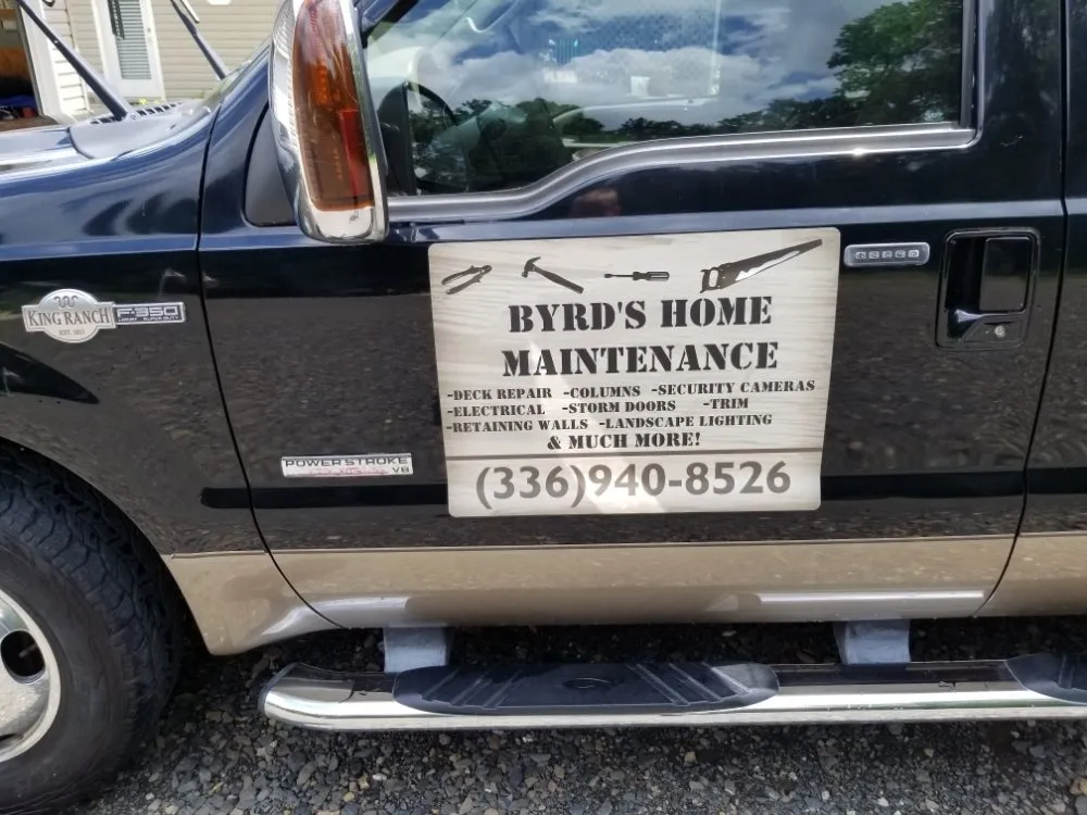 Slide of Byrd's Home Maintenance