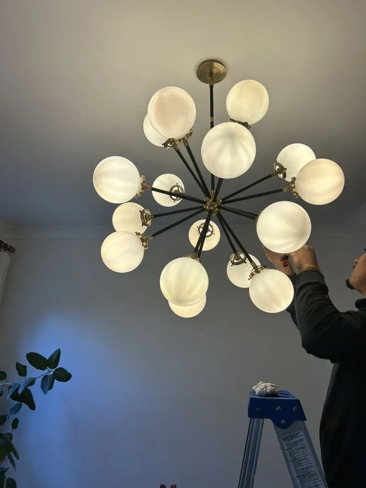 Expert electrician providing panel upgrade in ,