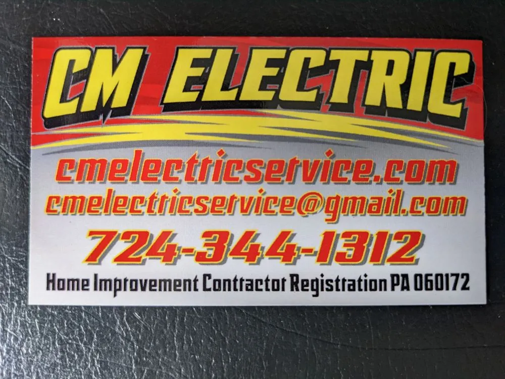 Slide of C M Electric Service
