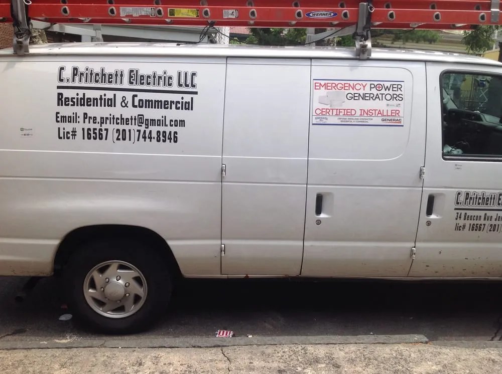 Slide of C Pritchett Electric