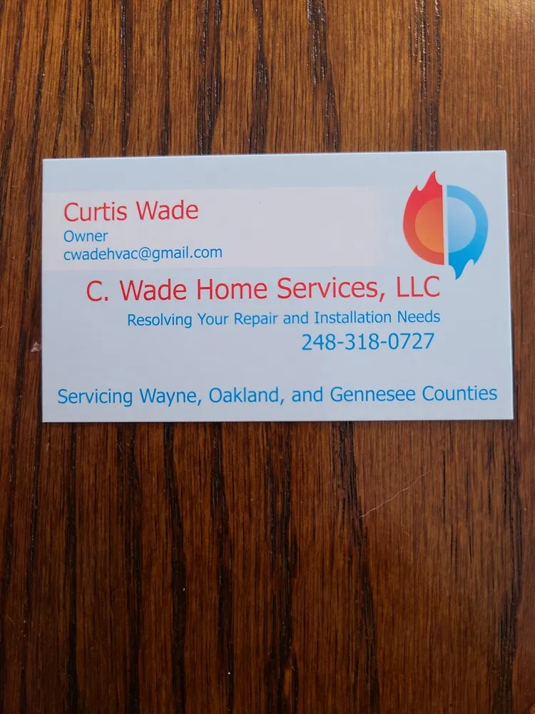 Slide of C Wade Home Services