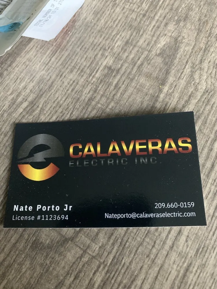 Slide of Calaveras Electric