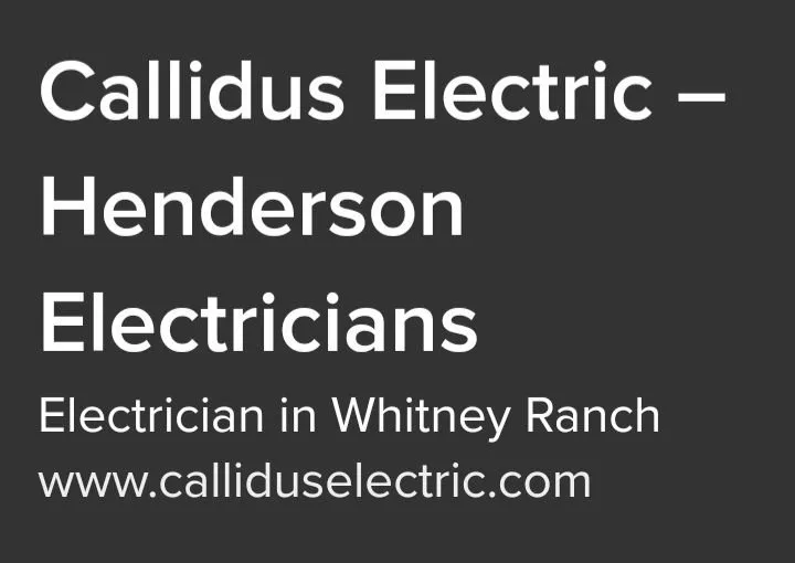 Slide of Callidus Electric