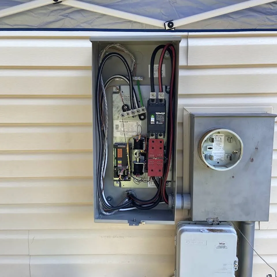 Slide of Calvary Cross Electrical