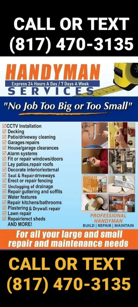 Slide of Camille's Handyman Express Services