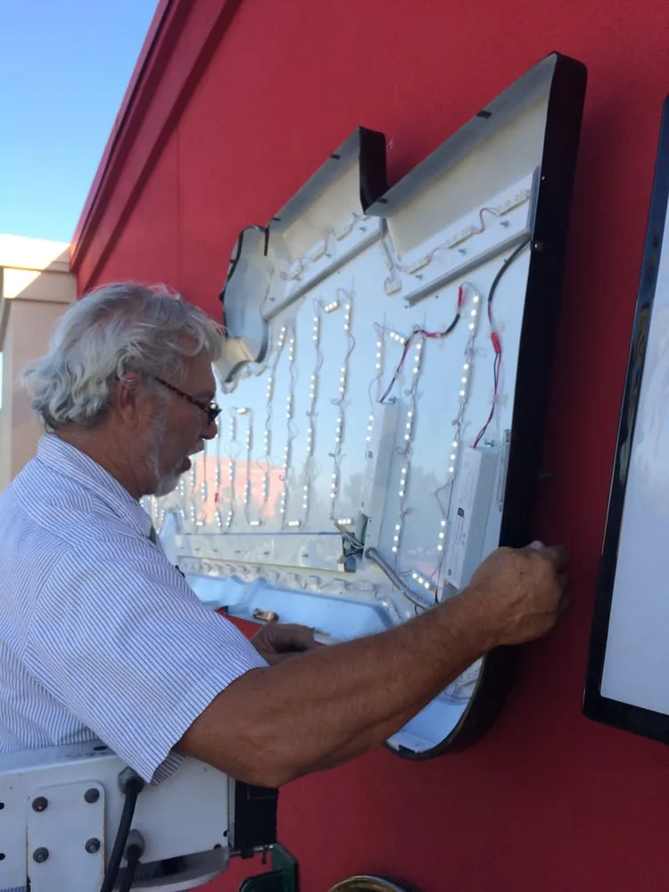 Slide of Campbell's Lighting & Sign Services