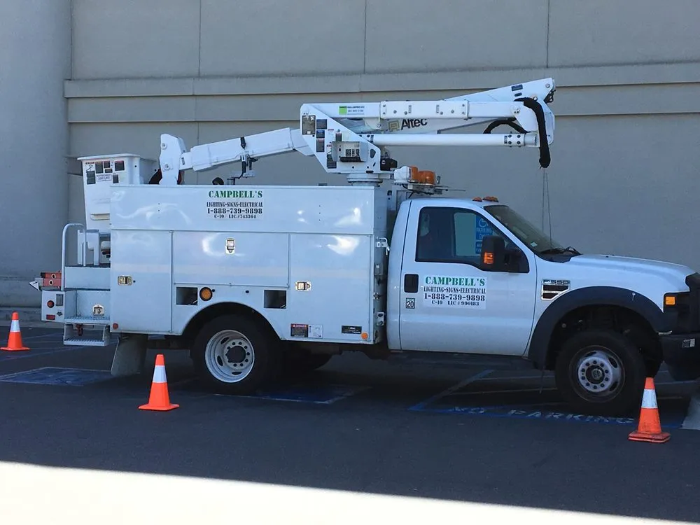 Slide of Campbell's Lighting & Sign Services