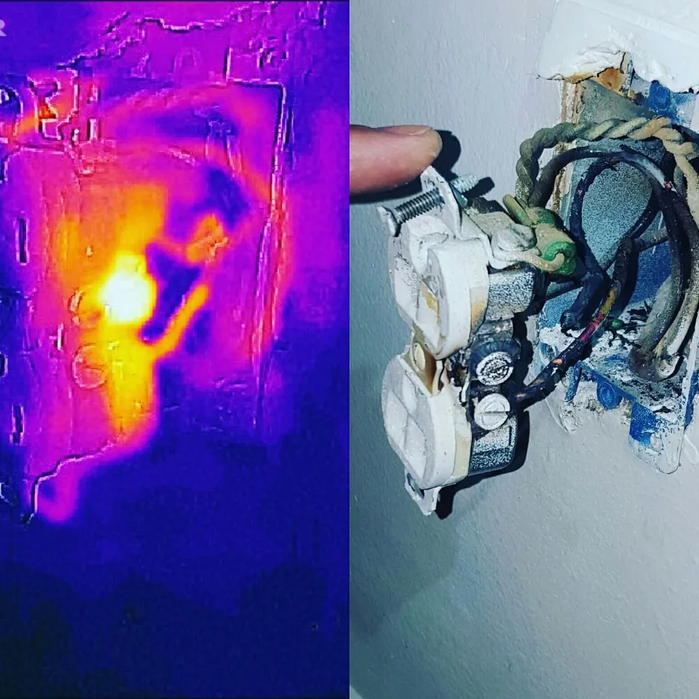 Professional electrician providing panel upgrade in ,