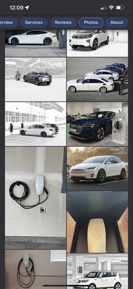 Slide of Car Charging Pros