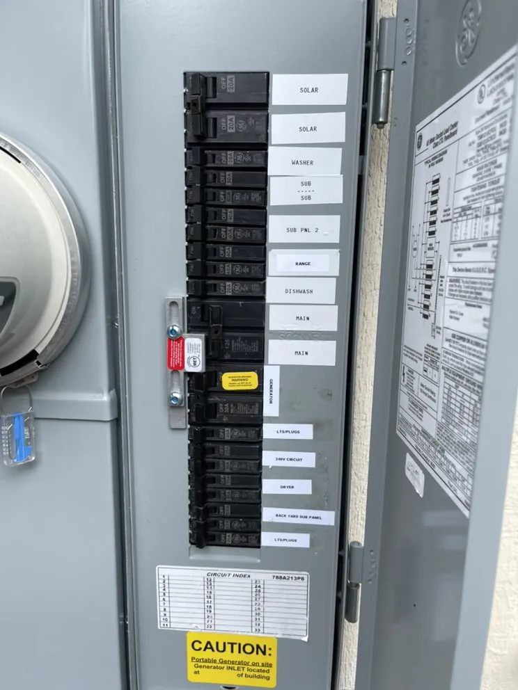 Slide of Carl Miller Electric