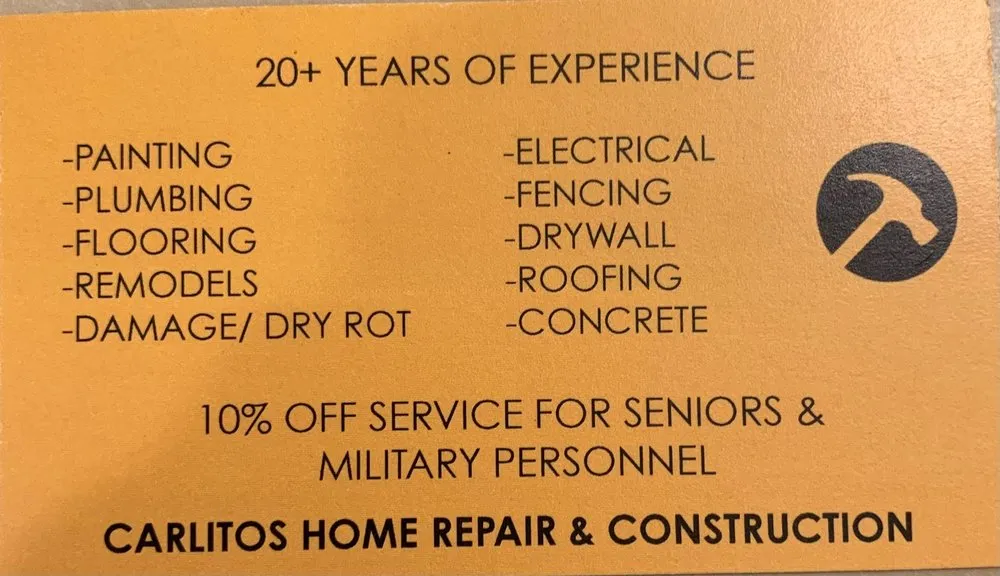 Slide of Carlitos Home Repairs & Construction
